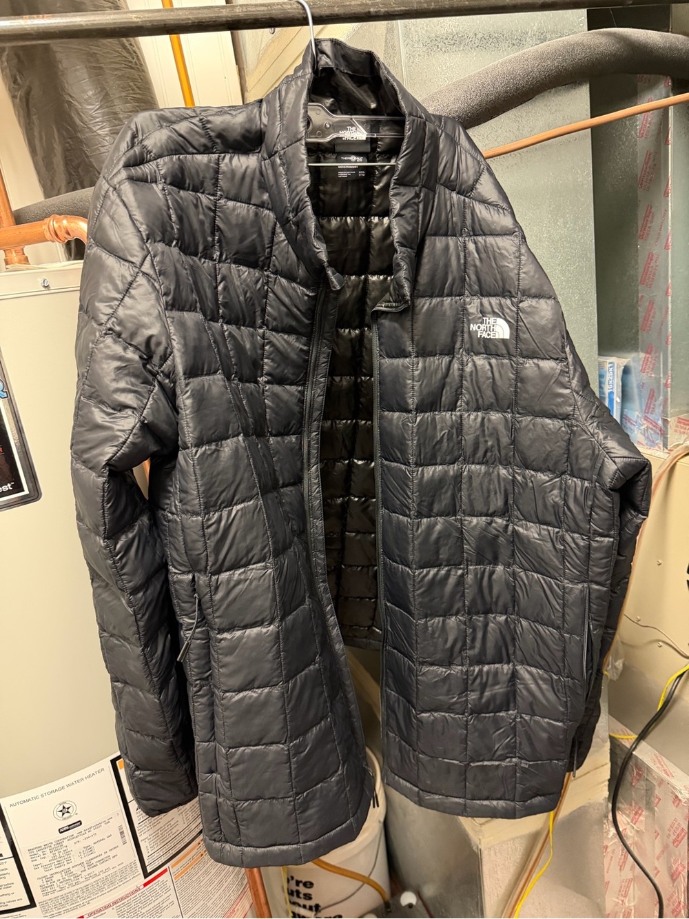 The North Face puffy jacket